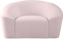 Riley Pink Velvet Chair - Town Of Bargains Furniture - NY