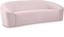 Riley Pink Velvet Sofa - Town Of Bargains Furniture - NY