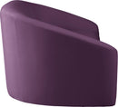Riley Purple Velvet Loveseat - Town Of Bargains Furniture - NY