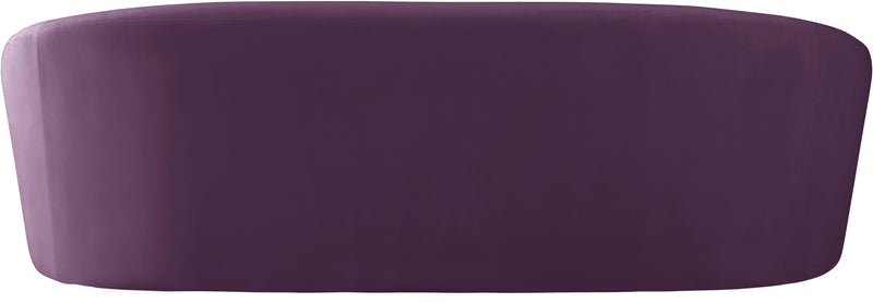 Riley Purple Velvet Sofa