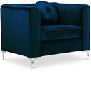 Isabelle Navy Velvet Chair