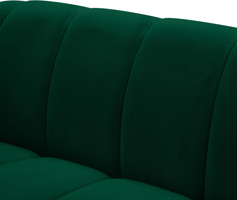 Elijah Green Velvet Sofa - Town Of Bargains Furniture - NY