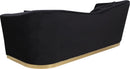 Arabella Black Velvet Sofa - Town Of Bargains Furniture - NY