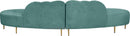 Divine Mint Velvet 2pc. Sectional - Town Of Bargains Furniture - NY