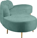Divine Mint Velvet 2pc. Sectional - Town Of Bargains Furniture - NY