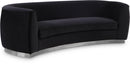 Julian Black Velvet Sofa - Town Of Bargains Furniture - NY