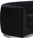 Julian Black Velvet Sofa - Town Of Bargains Furniture - NY