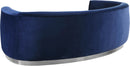 Julian Navy Velvet Sofa - Town Of Bargains Furniture - NY