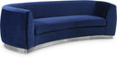 Julian Navy Velvet Sofa - Town Of Bargains Furniture - NY
