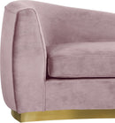 Julian Pink Velvet Chaise - Town Of Bargains Furniture - NY