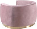 Julian Pink Velvet Chair - Town Of Bargains Furniture - NY