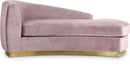 Julian Pink Velvet Chaise - Town Of Bargains Furniture - NY