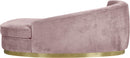 Julian Pink Velvet Chaise - Town Of Bargains Furniture - NY