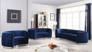 Julian Navy Velvet Sofa - Town Of Bargains Furniture - NY