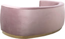 Julian Pink Velvet Sofa - Town Of Bargains Furniture - NY