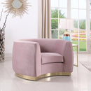 Julian Pink Velvet Chair - Town Of Bargains Furniture - NY