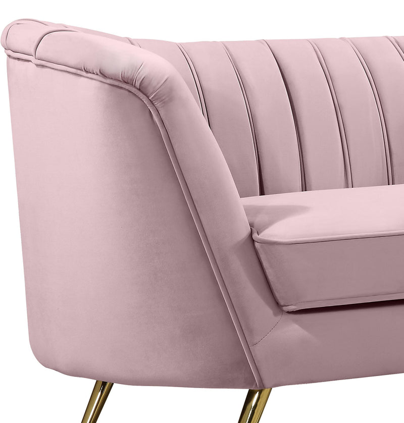 Margo Pink Velvet Sofa - Town Of Bargains Furniture - NY