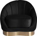 Shelly Black Velvet Chair - Town Of Bargains Furniture - NY