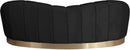 Shelly Black Velvet Sofa - Town Of Bargains Furniture - NY