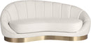 Shelly Cream Velvet Chaise - Town Of Bargains Furniture - NY