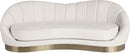 Shelly Cream Velvet Sofa - Town Of Bargains Furniture - NY