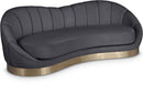 Shelly Grey Velvet Sofa - Town Of Bargains Furniture - NY