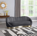 Shelly Grey Velvet Sofa - Town Of Bargains Furniture - NY