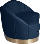 Shelly Navy Velvet Sofa - Town Of Bargains Furniture - NY