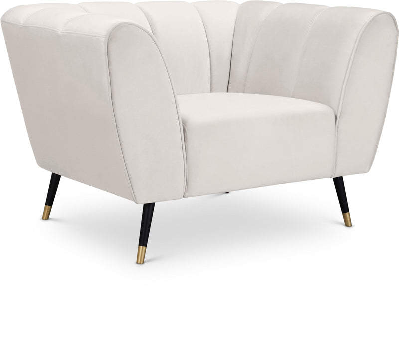 Beaumont Cream Velvet Chair image