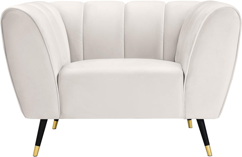 Beaumont Cream Velvet Chair