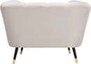 Beaumont Cream Velvet Chair - Town Of Bargains Furniture - NY