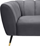 Beaumont Grey Velvet Chair - Town Of Bargains Furniture - NY