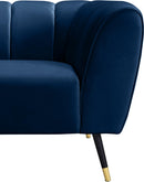 Beaumont Navy Velvet Chair - Town Of Bargains Furniture - NY