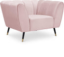 Beaumont Pink Velvet Chair - Town Of Bargains Furniture - NY