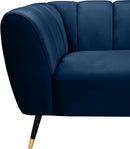 Beaumont Navy Velvet Chair - Town Of Bargains Furniture - NY