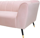 Beaumont Pink Velvet Sofa - Town Of Bargains Furniture - NY
