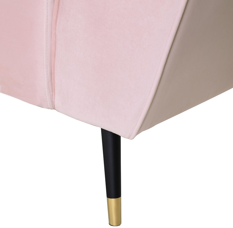Beaumont Pink Velvet Sofa - Town Of Bargains Furniture - NY