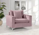 Naomi Pink Velvet Chair