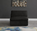Cozy Black Velvet Chair