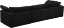 Cozy Black Velvet Cloud Modular Sofa - Town Of Bargains Furniture - NY