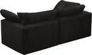 Cozy Black Velvet Cloud Modular Sofa - Town Of Bargains Furniture - NY