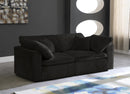 Cozy Black Velvet Cloud Modular Sofa - Town Of Bargains Furniture - NY