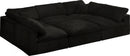 Cozy Black Velvet Cloud Modular Sectional - Town Of Bargains Furniture - NY