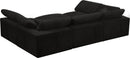 Cozy Black Velvet Cloud Modular Sectional - Town Of Bargains Furniture - NY