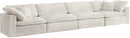 Cozy Cream Velvet Cloud Modular Sofa - Town Of Bargains Furniture - NY