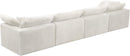 Cozy Cream Velvet Cloud Modular Sofa - Town Of Bargains Furniture - NY