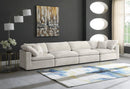 Cozy Cream Velvet Cloud Modular Sofa - Town Of Bargains Furniture - NY