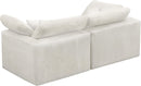 Cozy Cream Velvet Cloud Modular Sofa - Town Of Bargains Furniture - NY