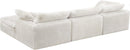Cozy Cream Velvet Cloud Modular Sectional - Town Of Bargains Furniture - NY