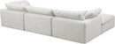 Cozy Cream Velvet Cloud Modular Sectional - Town Of Bargains Furniture - NY
